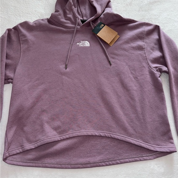 NEW The North Face Evolution Hi-Lo Hoodie Fawn Grey Purple Sweatshirt Womens XXL - Picture 5 of 9